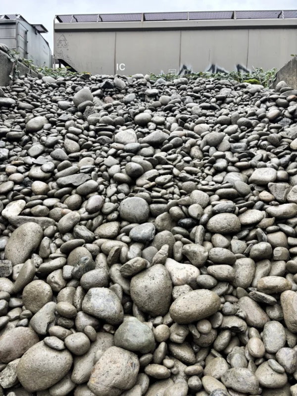 2 to 6 inch river rock